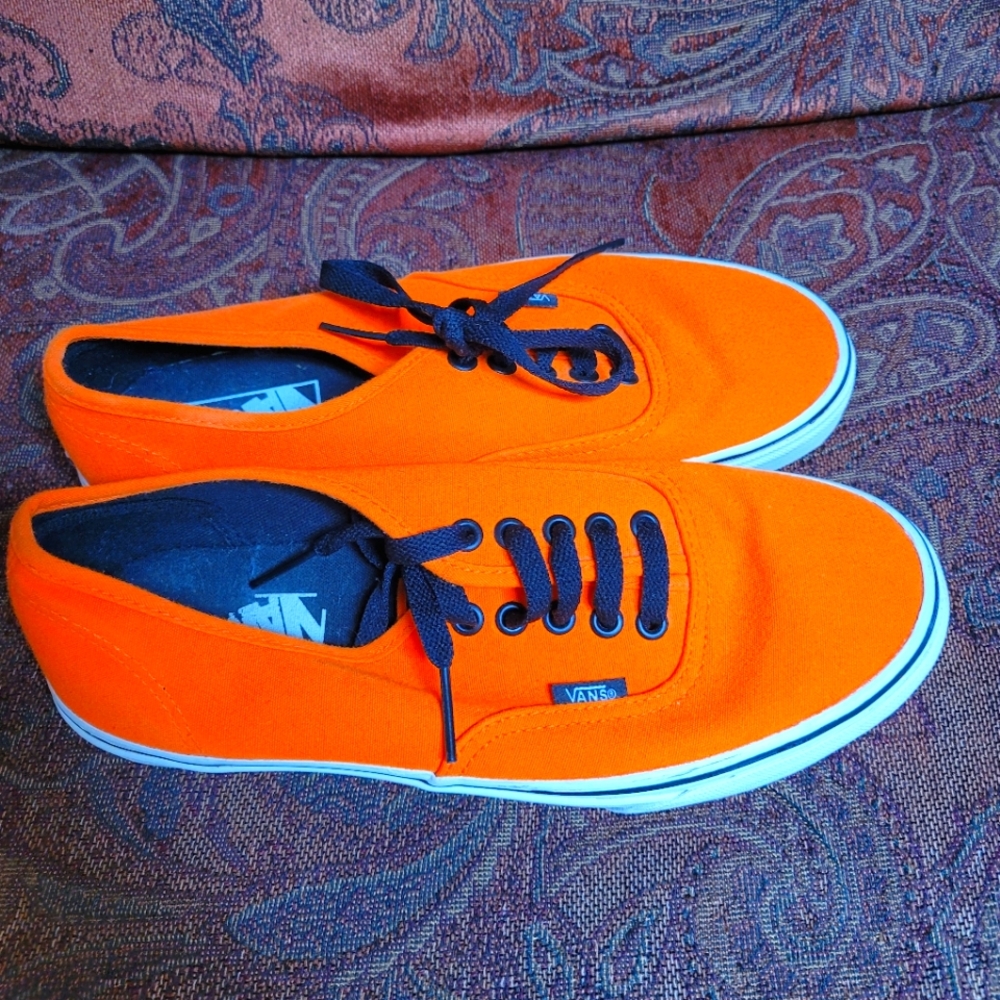 Orange Vans sz. 8.5